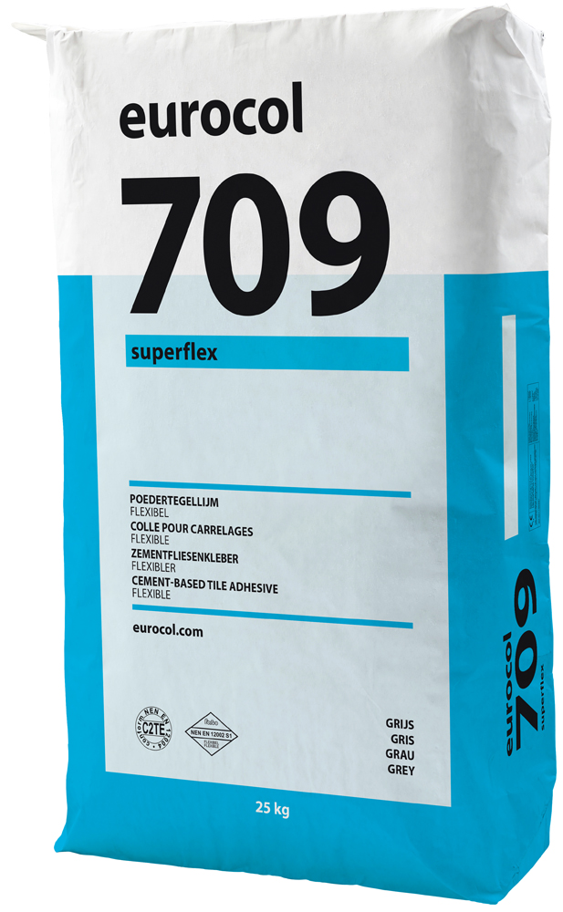 Poedertegellijm grijs 25kg